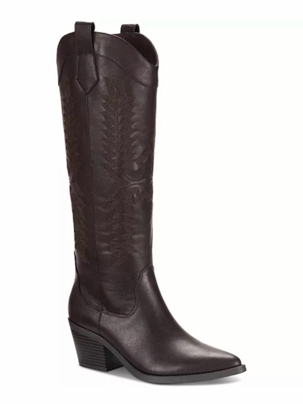 Women's Brown Western Knee-High Boot